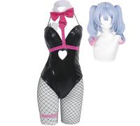 Xinchangda Miku - Costume da coniglietta con papillon, per cosplay, Halloween, uniforme per feste