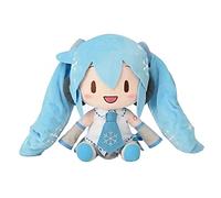 Xinchangda Miku Peluche Figura Anime Miku Peluche Cuscini Anime Personaggio Seduto Morbido Cuscino Divano Decorazioni per la Casa Ornamento Regalo 35 CM