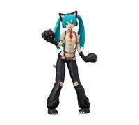 Xinchangda Miku Statua sedentaria - 23 cm Manga anime Miku Girl Figures PVC Modello Uniform Dress Stile Desktop Display Ornamento Decoration Collezionismo Regalo