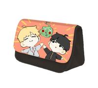 Xinchangda Mob Psycho 100 Astuccio portapenne Reigen Arataka Kageyama Shigeo stampato 3D grande capacità colorato cartone animato cancelleria borsa per ragazzi e ragazze, Tipo 5, 22*13*7.5cm, Astuccio