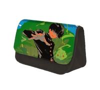 Xinchangda Mob Psycho 100 Astuccio portapenne Reigen Arataka Kageyama Shigeo stampato 3D grande capacità colorato cartone animato cancelleria borsa per ragazzi e ragazze, Tipo 12., 22*13*7.5cm,
