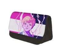 Xinchangda Mob Psycho 100 Astuccio portapenne Reigen Arataka Kageyama Shigeo stampato 3D grande capacità colorato cartone animato cancelleria borsa per ragazzi e ragazze, Tipo 8., 22*13*7.5cm,