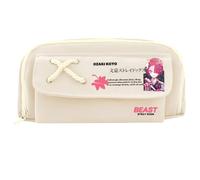 Xinchangda Nakahara Chuuya Astuccio Anime Dazai Osamu Astuccio Grande Capacità Anime Penna Borsa Cancelleria Forniture per la Scuola, Bianco 3, 21*11CM, Astuccio