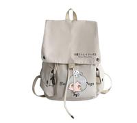 Xinchangda Nakahara Chuuya Zaino Anime Dazai Osamu Zaini Scuola Nakajima Atsushi Cartone Animato Anime Studenti Borsa Scuola, Bianco 04., 28*15*38cm