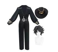 Xinchangda Norton Campbell, Costume da sacerdotessa, per cosplay, con scollo a V, uniforme da uomo, per giochi di ruolo, set completo per Halloween, carnevale e feste