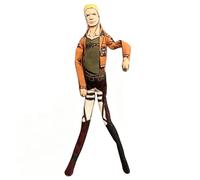 Xinchangda Reiner Braun - Cuscino in peluche a forma di Levi, 28 cm