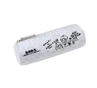 Xinchangda Roxy Migurdia - Astuccio per matite Eris Greyrat, astuccio anime Sylphy di grande capacità, astuccio cilindrico in feltro grigio-bianco, astuccio per penne per studenti, organizer per