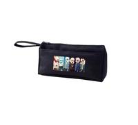 Xinchangda Sans/Flowey/Asriel Dreemurr Astuccio per matite Frisk/Papyrus/Undyne Anime Astuccio per cancelleria Astuccio Porta Articoli scolastici portatili, Nero 05., 21*4.7*9.5cm, Astuccio