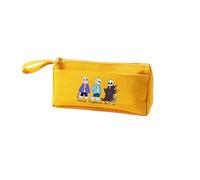 Xinchangda Sans/Flowey/Asriel Dreemurr Astuccio per matite Frisk/Papyrus/Undyne Anime Astuccio per cancelleria Astuccio Porta Articoli scolastici portatili, Giallo 03, 21*4.7*9.5cm, Astuccio