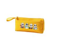 Xinchangda Sans/Flowey/Asriel Dreemurr Astuccio per matite Frisk/Papyrus/Undyne Anime Astuccio per cancelleria Astuccio Porta Articoli scolastici portatili, Giallo 04, 21*4.7*9.5cm, Astuccio