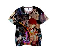 Xinchangda Sung Jin Woo T Shirt Cha Hae-In Anime Manica Corta T-Shirt, Anime Stampa periferica manica corta sciolto manica corta Manga Regali