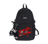 Xinchangda Tokisaki Kurumi Zaino 30 * 13 * 44 cm Anime Scuola Zaini Grande capacità Cartoon Anime Studenti Borsa a tracolla per ragazzi, Nero 01, 30*13*44cm