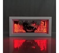 Xinchangda Tokyo Ghoul Lampada Light Box Anime Kaneki Ken Luce Notturna LED Scultura di Carta Lampada da Notte Tokyo Ghoul, Figura Decorazione Camera Da Letto Regali
