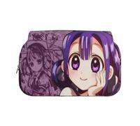 Xinchangda Yugi Amane Astuccio Anime Yahiro Nene/Minamoto Kou Astuccio Grande Capacità Anime Penna Borsa Cancelleria Forniture Scuola, Tipo 1, 21*7.5*10CM, Astuccio