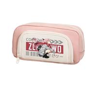 Xinchangda Zero Two Astuccio Anime Ichigo/02 Scatola di Matita Grande Capacità Anime Penna Sacchetto di Cancelleria Borsa Forniture per la Scuola, Rosa 4., 20*5*10CM, Astuccio