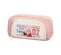 Xinchangda Zero Two Astuccio Anime Ichigo/02 Scatola di Matita Grande Capacità Anime Penna Sacchetto di Cancelleria Borsa Forniture per la Scuola, Rosa 1, 20*5*10CM, Astuccio