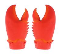 XINCHIA Divertenti guanti con artigli di granchio, guanti da aragosta con zampa di artiglio di animale, abbigliamento per Halloween, cosplay, feste, travestimenti, guanti per le mani, carnevale