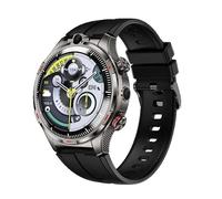 XINDADA 2024 4+64GB LW12 Smart Watch 4G Android Smartwatch with Dual Camera Gooogle Play Store GPS Position Heart Rate WiFi Function Video (2GB 32GB,Black)
