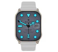 XINDADA 2025 New Hello Watch 3 Plus Smartwatch 49mm AMOLED NFC Compass Clock Bluetooth Call Sports Smart Watch Men Women (Silver)