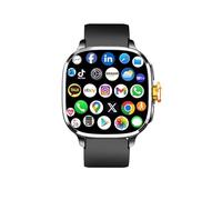 XINDADA 5G Full Netcom S99 Smartwatch Android Amoled Screen 900W Rotating Camera WIFI GPS Position Compass NFC Bluetooth With 190° Rotating Camera (Black,16GB 256GB,Nero)