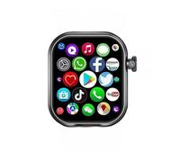 XINDADA CD20 Smart Watch 2.29" AMOLED Display 5G Android 10.0 GPS With 180° Rotary Camera SIM & WiFi Calling Smartwatch (8GB 128GB,Argento)