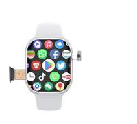 XINDADA CD99 S16 4G Smart Watch Android System with SIM Card GPS WiFi Camera Smartwatch for Men Women 2.26" AMOLED Screen GoooglePlay (4GB 64GB,Silver)