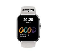 XINDADA H16 Mini+ 42mm Smart Watch AMOLED Women Sport Watches Series10 Always-on Display 1GB ROM Local Music Album Stocks Smartwatch New (Glossy Silver)
