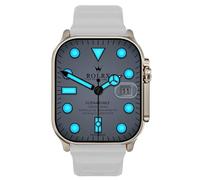 XINDADA HK11 Ultra 3 Smart Watch Amoled Screen 2GB AI Translate Local Album Music Sports Watch Men's Smart Watch HK10 Ultra3max Upgrade (Silver strap)