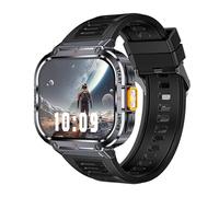 XINDADA NX23 Smart Watch 2inch Ultra Large Screen LED Light Flashlight BT Calling AI Voice 400mAh Men Fitness Sports Tracker Smartwatch (Black)