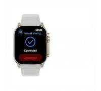 XINDADA Original HK11 ULTRA3 Smart Watch Support TWS Earphone Connect Network Share Connection AI Robots Receive Call AMOLED Smartwatch (Gray)