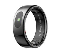 XINDADA Qring Smart Ring R08 Women's Men Remote Control Electronic Monitor Body Temperature Sleep Tracker Fitness For IOS 2025 (R08 Black,9)
