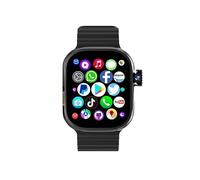 XINDADA Smart Watch 4G 5G SIM Card GPS WIFI APP Download Dual Camera Howear HW Ultra 3 Call NFC Video Call Sports AMOLED Screen (Black)