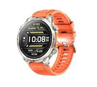 XINDADA Smart Watch Men Outdoor Sports MK100 GPS Positioning Flashlight Altitude Air Pressure BT Calling Health Monitoring Smartwatch (Orange)