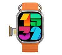 XINDADA SU13 5G All Smart Watch Android Operating System GPS Map G00gle Play YouTube Passometer Sleep Tracker SIM Card (Orange,8GB 128GB)
