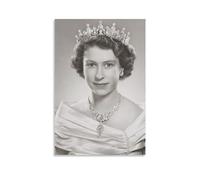 XINDIMAMA Stampa artistica su tela con ritratto della regina Elisabetta IIPoster, poster decorativo moderno per la famiglia, 50,8 x 76,2 cm (50 pezzi)