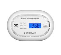 XINDUM Rilevatore di Monossido di Carbonio,10 Anni di Batterie Incluse,Rivelatore di CO con Schermo LCD,Funzione Test/Mute,Standard EN 50291,