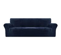 XINEAGE Copridivano in Velluto 4 Posti, Copridivano Antigraffio Gatto, Fodere Copridivani Elasticizzato, Copri Divani Morbidi e Spessi il Soggiorno, Cani e Animali Domestici (4 Posti, Blu Navy)