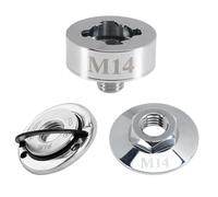 XineYuor Adattatore X-LOCK a M14, Set 3 Pezzi per Smerigliatrice Angolare, Compatibile con Sistema Bosch X-LLOCK, Kit Adattatore a Blocco Rapido per Dischi da Taglio e Levigatura