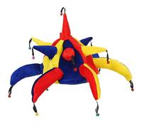 XineYuor Divertente Cappello da Giullare Buffo Costume Multicolore Giullare Clown Cappello Mardi Gras Multicolor per Sfilata Festa di Carnevale Costume Clown