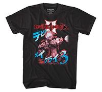 xinfeng Devil May Cry DmC 3 Japanese Game Cover Men's T Shirt Dante Vintage Arcade Gamer-BlackM