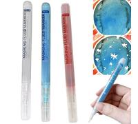 XingBin Set di 3 penne fluide per mascheratura, punta di precisione da 0,7 mm, per pittura ad acquerello, forniture artistiche per adulti, penne liquide coprenti, penne da disegno, arti e mestieri