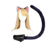 Xingbiyou Shugo Chara Tsukiyomi Ikuto Costume Set Orecchie di Gatto Cerchietto Coda di Gatto Accessori Cosplay