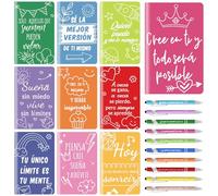 Xingch Set regalo con scritte ispiratrici, composto da quaderni e penne, sono regali per colleghi, dipendenti, compagni di classe, studenti e familiari (Spagnolo,40)