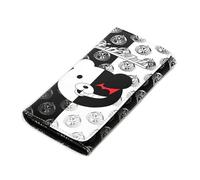 Xingchangda Monokuma - Portafoglio anime per uomo e donna, grande capacità, in pelle PU, con scomparti multipli per carte di credito, portamonete, regalo anime per i fan, Tipo 3, 18.5*9.5cm