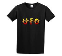XINGCHEN BAG Men's Dominick Cabiness UFO Band Logo T-Shirt Black L