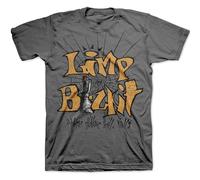 XINGCHEN BAG NJD Rare Design Vintage Rap Limp Bizkit T Shirt Dark Grey Grey L
