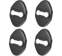 XINGCI 4 Pezzi Copertura Serratura Porta Auto Adatto per Alfa Romeo 159 2005-2011, Acciaio Inossidabile Protezione Serrature Antiruggine Accessori,Black