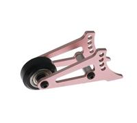 XinGeeek Barra regolabile in alluminio Head Up Wheelie singola doppia per Tamiya CW-01 Lunch Box RC Car (ruota singola-champagne)