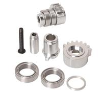 XinGe remagliera di sterzo in metallo per Tamiya 1/10 Bigwig Buggy elettrico (versione 2017), parti di ricambio per Tamiya 1/10 The Bigwig Electric Buggy (versione 2017) Sterzo auto RC