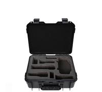 XinGeeek Custodia rigida per DJI Avata 2, custodia rigida portatile per occhiali DJI 2 scatola di trasporto sicura per controller di movimento DJI e altri accessori, Nero, Borsa rigida impermeabile
